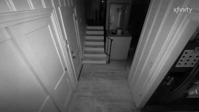 I caught a weird voice on my camera last night at 2:37am. I heard a man say "Who the hell is that?" Then a woman say "Shh I dont know"But I'm not good with video software..was wondering if someone could inhance the audio so it could be clearly heard?