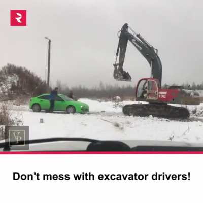 Don&rsquo;t mess with the excavator guy