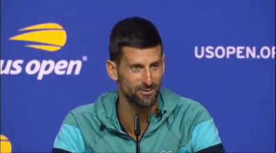 Novak Djokovic on his phone celebration: &ldquo;I just love Ben&rsquo;s celebration. I thought it was very original. I copied him. I stole his celebration.&rdquo;