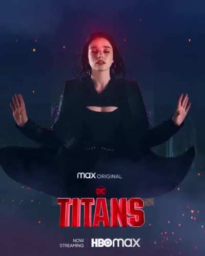 Raven from comics to live action. Titans S3 promo clip