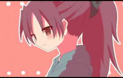 Sharing some Pocky with Kyoko