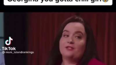 Georgina with no chill.