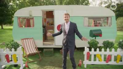 Taskmaster Australia house tour with Tom Cashman
