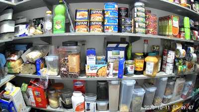 Pantry Cam - best thing ever