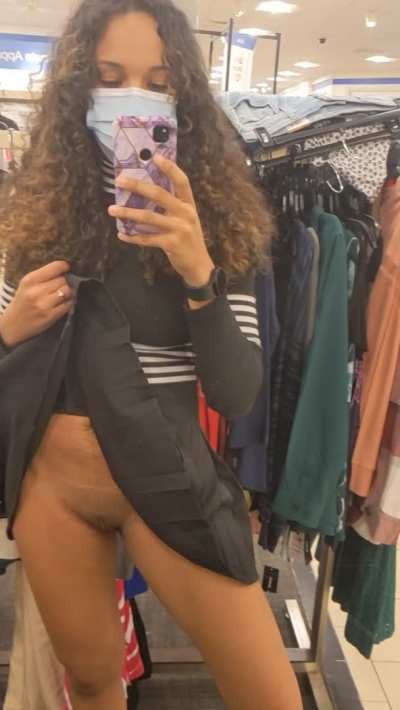 I'm wearing my favorite panties to the mall
