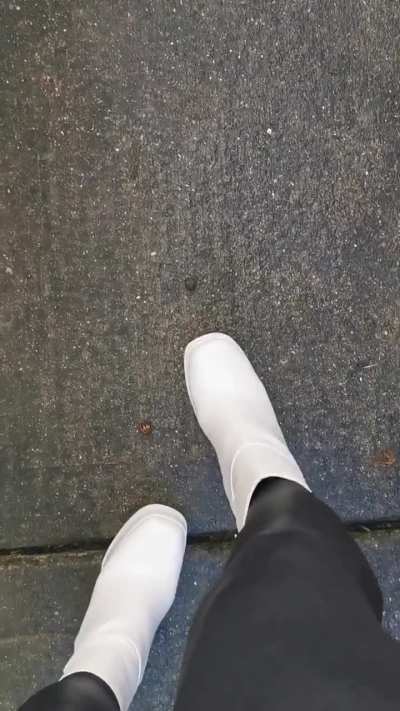 New platform ankle boots crush snails