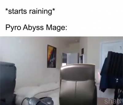 Rain is our best friend.