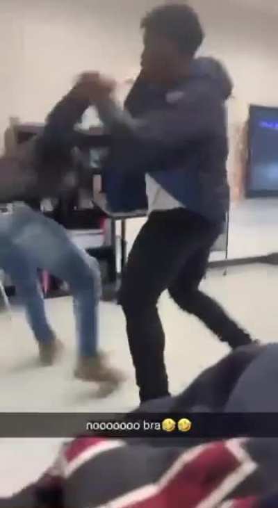 Fight at a school today