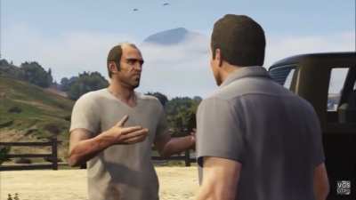 Everyone talking about the Franklin and Lamar scene, but let&rsquo;s not forget this gem from the same game