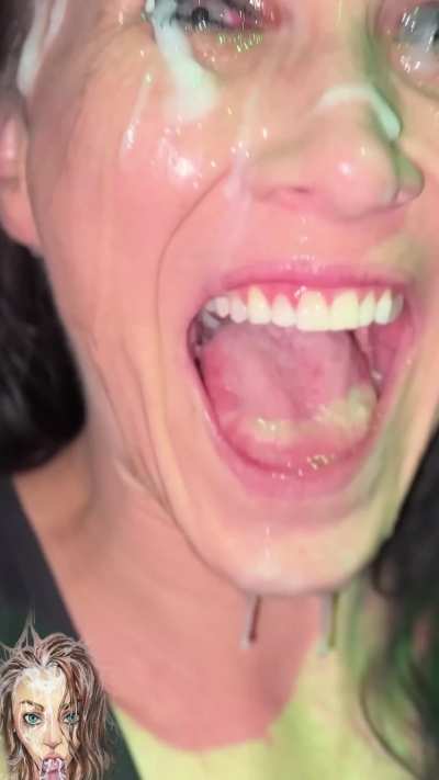 Cum covered and saying &ldquo;I could do this every week!&rdquo;