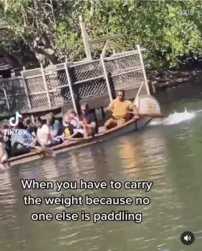 Carrying the team.
