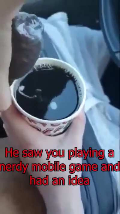 She likes cum in her coffee