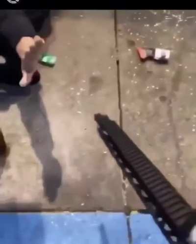 Store owner confronts looter with AR-15