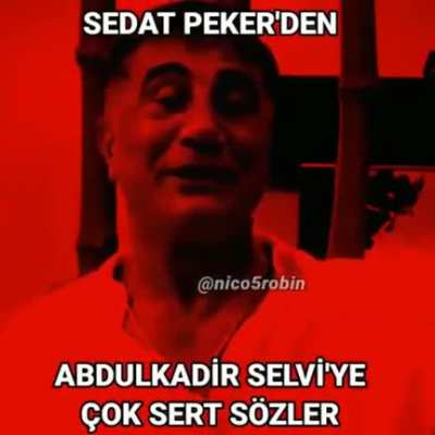 Abd&uuml;lkadir S a&ccedil;ıklamasından sonra Kahrein olur gibi: