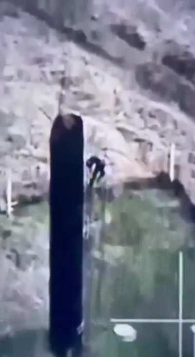 Pointy stick prof setting up an ambush for a Russian on top of a tower (NSFW)