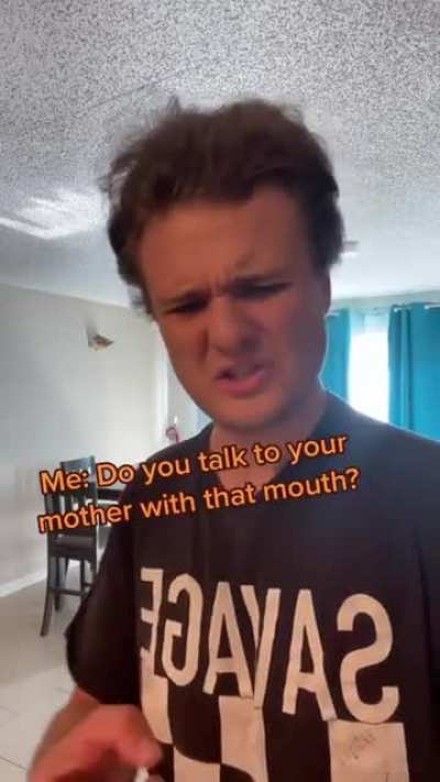 He's gonna cry to his mom. credits-@kauzum on ig