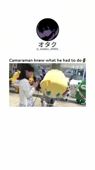 Cameraman is awesome