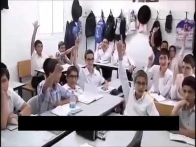 Listen to what the children are saying in an Israeli school