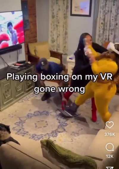Put on your heaviest boots and we&rsquo;ll leave the laptop right here, while you box in VR