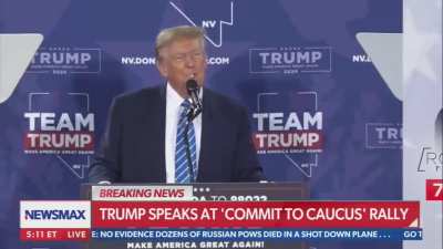 Trump amazes audience with tales of his Cognitive decline test skills