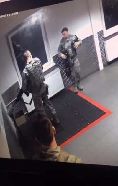 Air Force Security Forces ND a SAW.