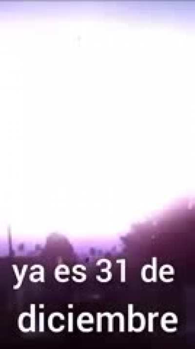POV: ya es 31 de diciembre