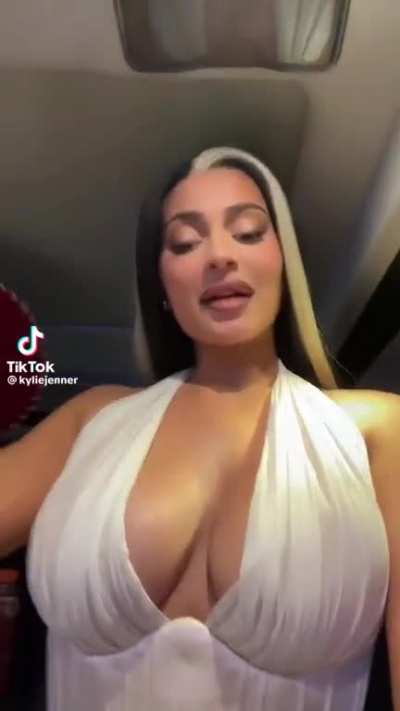 The beautiful breast of Kylie Jenner