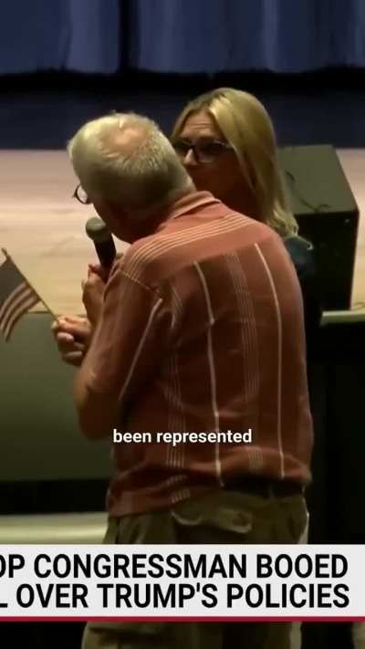 Americans booing at Republican's bullshit in Wisconsin