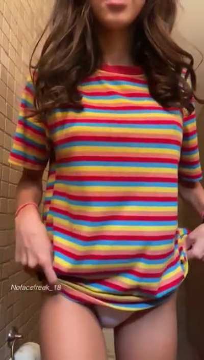 Do you like what’s hiding under my big shirt?