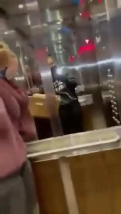 High Anxiety Mode On An Elevator...
