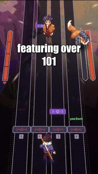 Undertale and Chrono Trigger meets Guitar Hero Combat