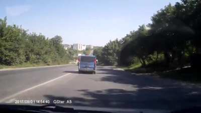 Ukraine: The Tanker Lorry Crashes Into Traffic 01.09.2017