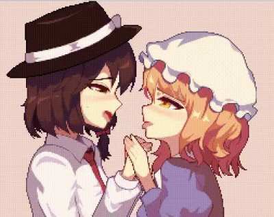 touhou &laquo; fans &raquo; when you prefer women kissing over fetishize fucked up shits like rape, ntr, gore and weird ass things unimaginable : 😱🤬🤬😈👹🤢🤮 (pic unrelated)