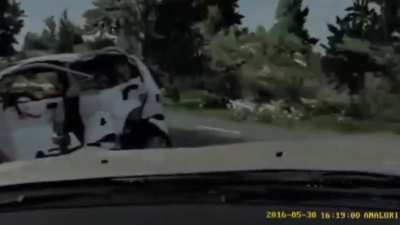 "SUCK ON MY BIG FAT-" *music* *crash* *music*