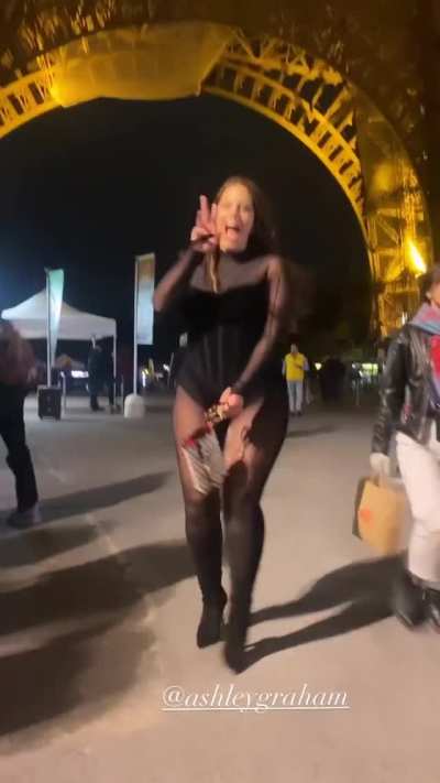 Posing in Paris!