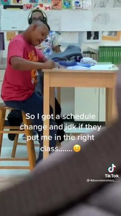 Nigga got put in special ed