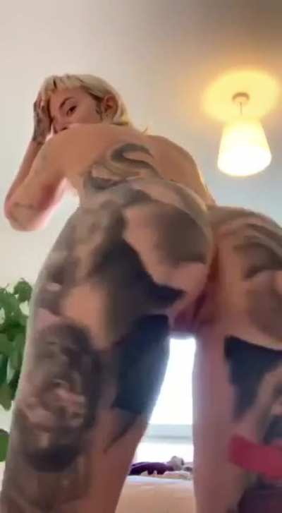 Ass fat tatted