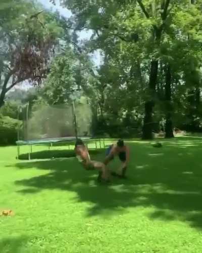 Backyard zipline