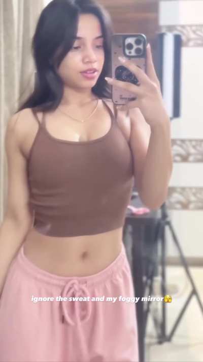 Muskan Karia after gym