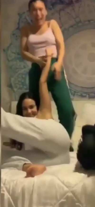 Emily throwing it 