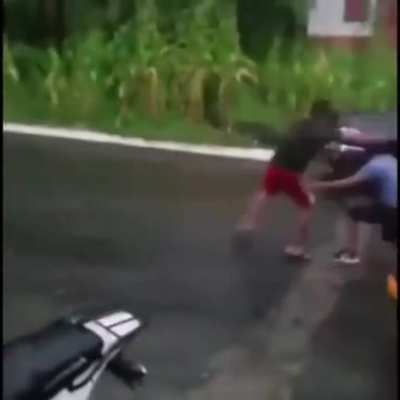 Just a random street fight