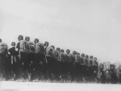 Lambeth Walk/Aka the original North Koreans marching to bee gees