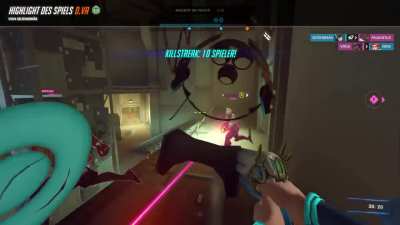 POTG with baby dva for my fellow meka enjoyers <3