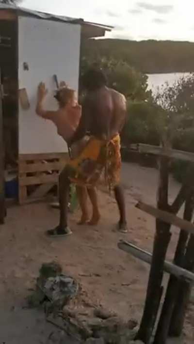BBC Bending Over Blonde Freeuse Public