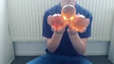 Contact juggling