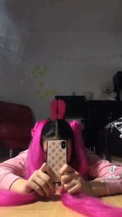 Pink hair
