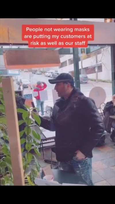 Another couple of anti-maskers disrupt a place of business just because they don’t want to wear masks and argue politics