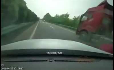 Trying to get in between cars in a tight space