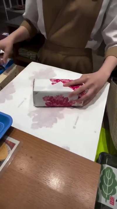 Wrapping gifts Japanese style