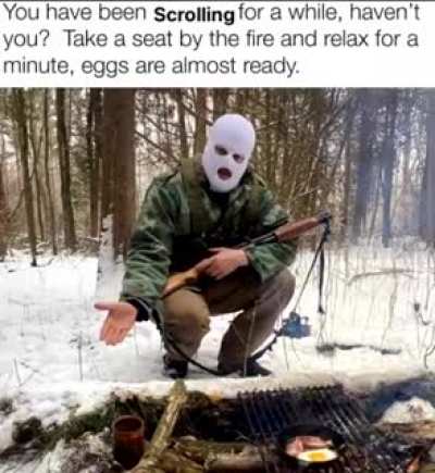 Take a break my friend you've seen enough cringe